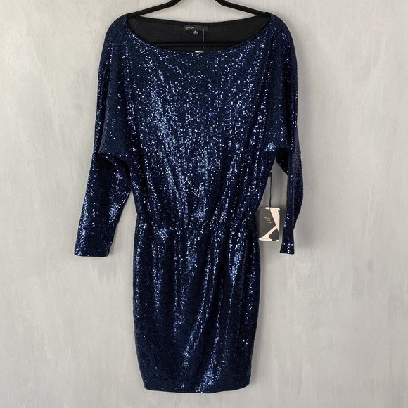 Gibson X Glam The Motherchic Sequin Long Sleeve Dress - Picture 2 of 5